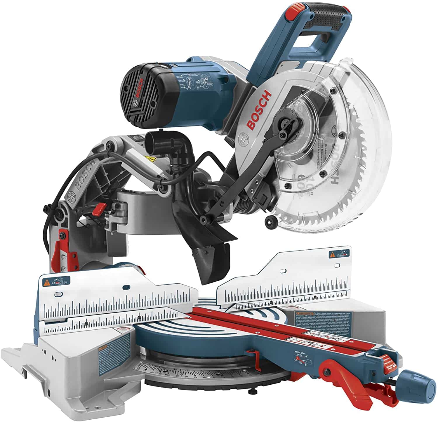 bosch cm10gd compact miter saw isolated on white background