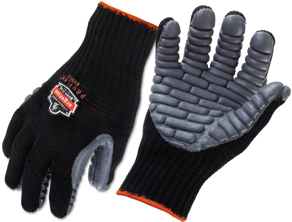 ergodyne roflex anti vibration work glove pair